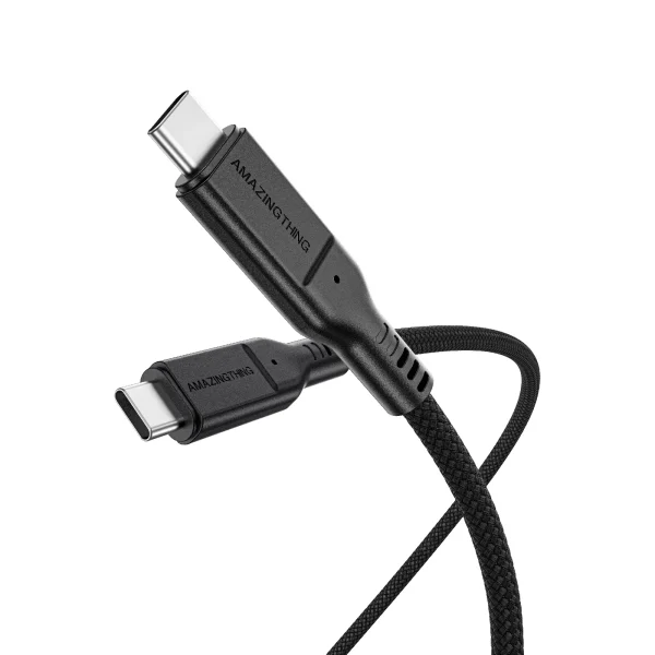 AMAZINGthing Thunder Pro 1.2m 240W USB-C to USB-C Cable (Black)